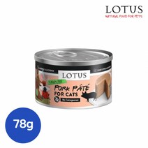 로투스캣 그레인프리 파테캔 78g-선택, 포크앤파테