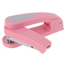 긴/회전 암 스테이플러 플라스틱 특수 A4 회전 360 도 재봉틀 스테이플 연장 링 사무실, [02] Pink