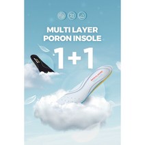 [아키클래식] EVENT 1+1 멀티 레이어 포론 인솔 블랙&화이트