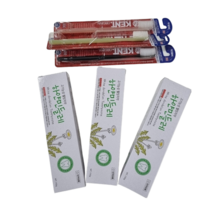 [2+1] 하얀민들레치약 천연성분 불소없는 잇몸개선 구내염치약 150g 3개 + 켄트 클래식 칫솔 3개 증정