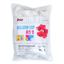 풍선컵 100입 풍선막대 풍선막대캡 풍선컵스틱
