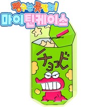 크레용 신짱 젤리빈 복숭아향 10g (신짱 초코비 틴케이스), 4개