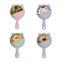 IH 물코 튀김냄비 20cm, 곰돌이 손잡이 앞접시 기본형 4P
