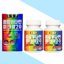 순수식품 종합비타민 미네랄 20 1000mg x 90정 2개