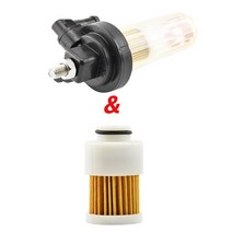 연료 필터 Yamaha 50hp 모터 워터 세퍼레이터 엔진 부품 68V-24560-00, 03 1 Set
