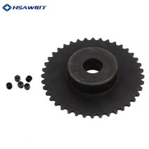 체인 스프로킷 부드러운 1pc 04C 체인 기어 45 # 스틸 치아 톱 와이어 보어와 산업용 스프로킷 휠 8mm, 09 19mm_01 40 Teeth