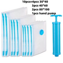 의류 보관 용 진공 백 밸브가 있는 투명 테두리 접이식 압축 오거나이저 여행 공간 절약 씰 패킷, 05 C suit