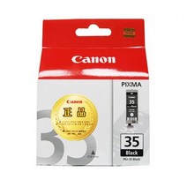 캐논 잉크 PGI-35BK(검정)사무용품 프린터 복합기 복사기 잉크 토너 정품토너 정품잉크 카트리지 무한잉크, 본상품
