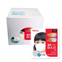 블루 본 마스크 KF80 [소형] 1박스50개입 [