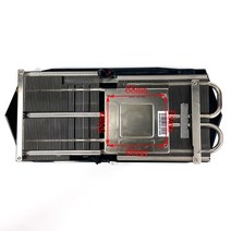 MSI RTX3060Ti 비디오 카드 쿨러 3050 3060 3060Ti 게임 X 듀얼 팬 그래픽, [01] RTX 3050  radiator
