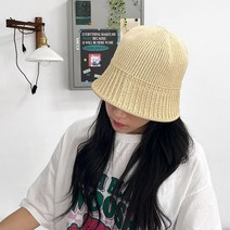 벤세르 파스텔 니트 벙거지 버킷햇 RH020