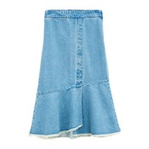 [HCONNECT] 바텀 플레어 미디 스커트(3022315240310_272)