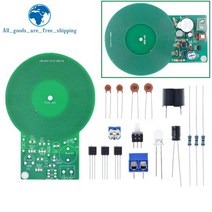 TZT 금속 탐지기 키트 전자 키트 DC 3V-5V 60mm 비접촉 검지 보드 모듈 DIY 전자 부품 금속 탐지기 DIY 키, 한개옵션0