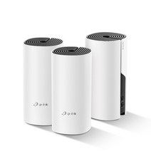 Deco M4 3개 유무선공유기 티피링크 스마트폰APP IPv6지원 MU-MIMO 멀티 SSID/Mesh WiFi 지원스마트폰APP 빔포밍 QOS IPv6지원