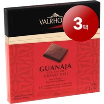 Valrhona 발로나 프랑스 정통 70% 과나하 레스 레 발로탱 박스 그랑 크뤼 다크 초콜릿 90g Les Ballotin Boitesgrands Crus Chocolat Noi, 3팩