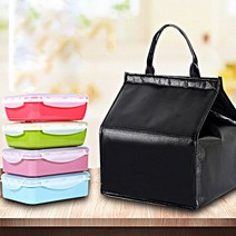 보온 보냉 여행용 가방 케이크 마카롱 디저트, 블랙, 소형, 선택하지않음