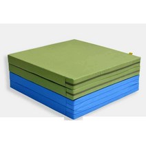 안전매트 낙법 덤블링 체조 매트 접이식 육상 체육관 태권도, 2mx1mx10cm  레드, 1개