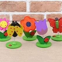 아동센터 사진 전시 원목 디자인 집게 책상정리 메모홀더 선반꾸미기 영수증 엽서 쪽지 카드