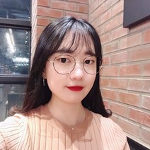 정사각 메탈안경 블루라이트차단