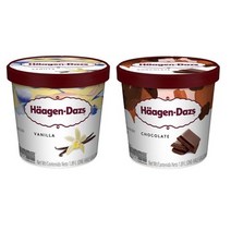 하겐다즈하프갤런 바닐라+하프갤런 초코, 단품