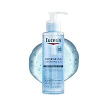 Eucerin 하이드레이팅 클렌징 젤 히알루론산이 함유된 데일리 페이셜 클렌저 200ml 6.8온스