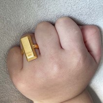 금덩이 골드바 24kGOLD 999 순금 돌반지3.75g (다양한 각인가능)