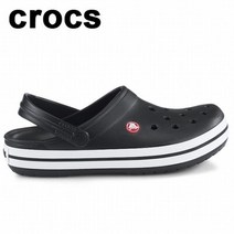 [크록스] 크록밴드 공용 클로그 샌들 블랙 11016-001