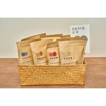 우리밀 수제 전병 4종 옛날과자 강화명과, 인삼1약쑥1, 땅콩1새우1