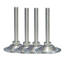 조절좌 아연조절좌 고무조절좌 가구발 높낮이조절 받침대, 아연 조절좌 d50m850 (4개입)