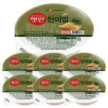 햇반 작은공기 100% 현미밥 잡곡밥 130g 24개, 1개, 100% 현미밥 잡곡밥 130g 24