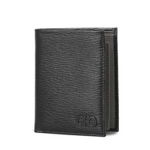 [페라가모] 간치니 66 A067 NERO 733348 투톤 중지갑