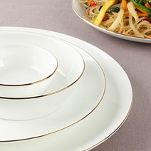 홈세트 골드라인 그릇세트 골드식기세트, 2인세트 12p