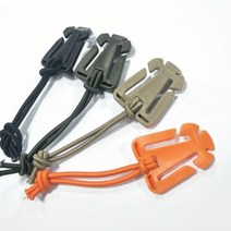 공구백팩 파우치 가방 공구정리 적재함 5pcs edc 기어 dominator 배낭 carabiner 열쇠 고리 전술 후크 야외 생존 포켓 행거 도구 키 체인, 아미 그린