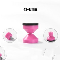수납침대 슈퍼 싱글 조정 가능한 침대 프레임 떨림 방지 도구 업그레이드 가구 패드 및 나사가있는 헤드 보, 08 Pink 42-47mm