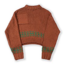 RAFSIMONS 라프시몬스 브라운 포켓 니트 스웨터