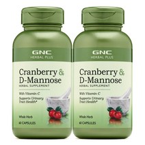 GNC Cranberry D-MANNOSE 60 Capsules 크랜베리 디맨노스 60정 2병, 2개
