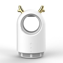 usb 광촉매 전기충격기 모기등 가정용 모기유발기 모기잡기등 충전 3in1 전기모기, 사슴뿔 흰색 모기등, usb+ 플러그