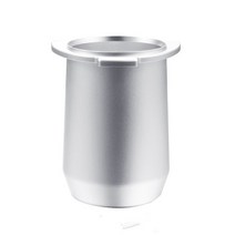 곡물분쇄기 가루분쇄기 가정용분쇄기 멀티다지기54mm 알루미늄 합금 커피 도징 컵 파우더 그라인더 스니핑, 01 Silver
