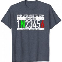 1N23456 Motorcycle Gear Shift Motorcyclist T-Shirt, Men, Heather Blue_Large