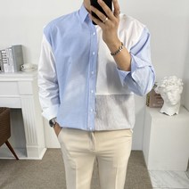 구스마켓 남성용 앤드 옥스 배색 셔츠