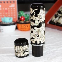 인터넷도장방 벽조목 고급 자개 12띠 도장 법인 인감 수조각, 용띠