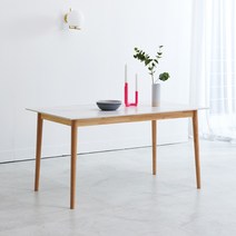 베스트리빙 [리퍼상품]스칸디 포셀린 통세라믹 800/1200/1400/1600/1800 식탁 테이블(단품)/카페테이블/주방테이블 2colors, 4인(1400), 내츄럴, 화이트세라믹