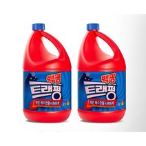 백광 트래펑 배수구세정제, 4L, 2개