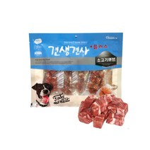 *신제품특가* 견생견사 플러스 대용량 강아지 간식 300g 12종, 8개, 견생견사 플러스 소고기 큐브 300g