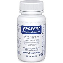 Pure Encapsulations Vitamin A+Carotenoids Lutein+Zeaxanthin+Astaxanthin 퓨어인캡슐레이션 루테인+지아잔틴+아스타잔틴 90캡슐, 기본, 1개