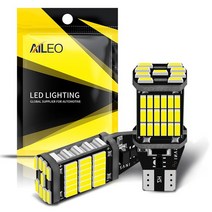AILEO-고출력 LED 전구 T15 W16W 921 902 4014SMD 아주 밝은 1200LM 교체용 자동차 후진 라이트 화이트, 02 Amber