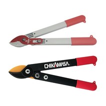 치카마사 양손가위 초경량 날교체형 두꺼운 나무가지용 가지치기 정원 탱자가위 400mm, LP-450(날교체형)