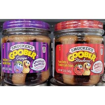 SMUCKER'S 스머커스 구버 잼 340g (포도 딸기 땅콩버터잼) / 2종 택1 / 미국, 2.딸기땅콩버터잼