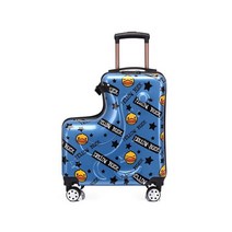 하드캐리어 여행 트롤리 케이스 아이들의 암호 자물쇠 아이 짐은 보편적 인 바퀴 탑승 가방을 거치할 수있