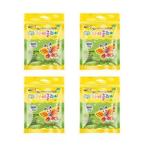 아모스 탱탱 아이클레이 파우치 2500 (4개입), 50g, 형광연두